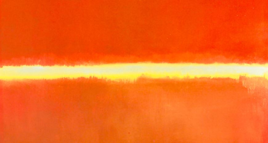 Abstract Art by Mark Rothko. His style is often used in abstract art therapy
