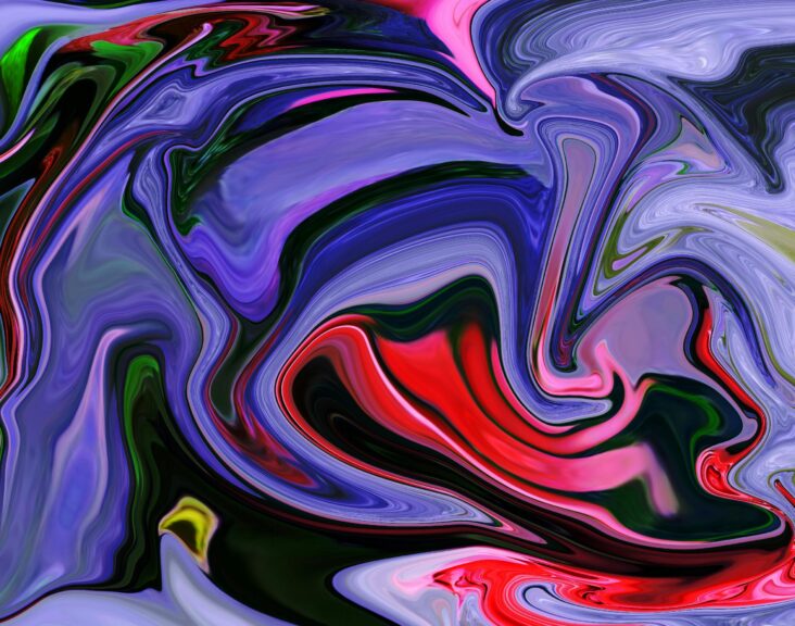 Abstract Art oil painting, Abstract art therapy